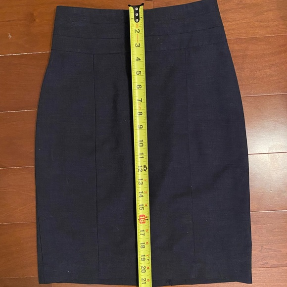H&M US 4 high waist grey pencil skirt - Picture 6 of 6